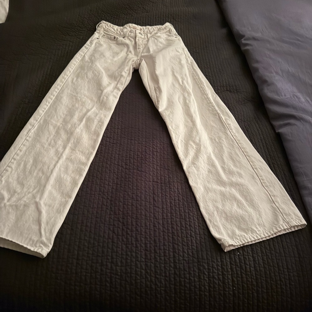 Levi’s Premium Coated 501® '90s Women's Jeans - White Waist size 25, 32 length